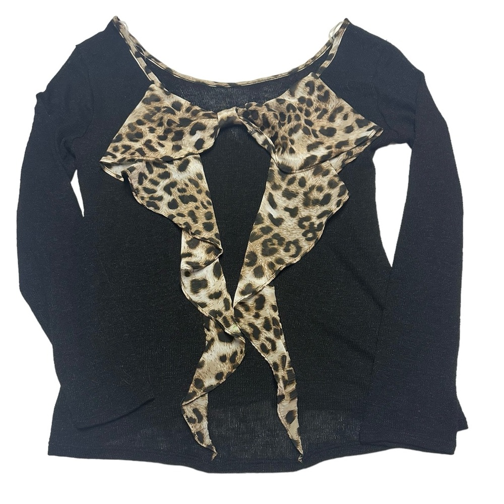 Day trip Leopard Bow Sweater